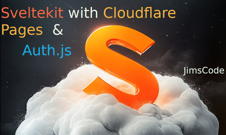 Image of Svelte's S logo perched ontop of a cloudflare cloud